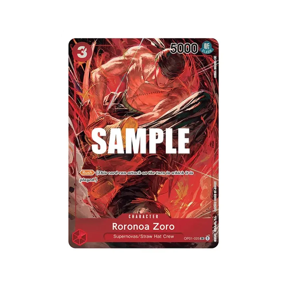 Roronoa Zoro SR-P [OP01-025] [EN](Booster Pack "ROMANCE DAWN")