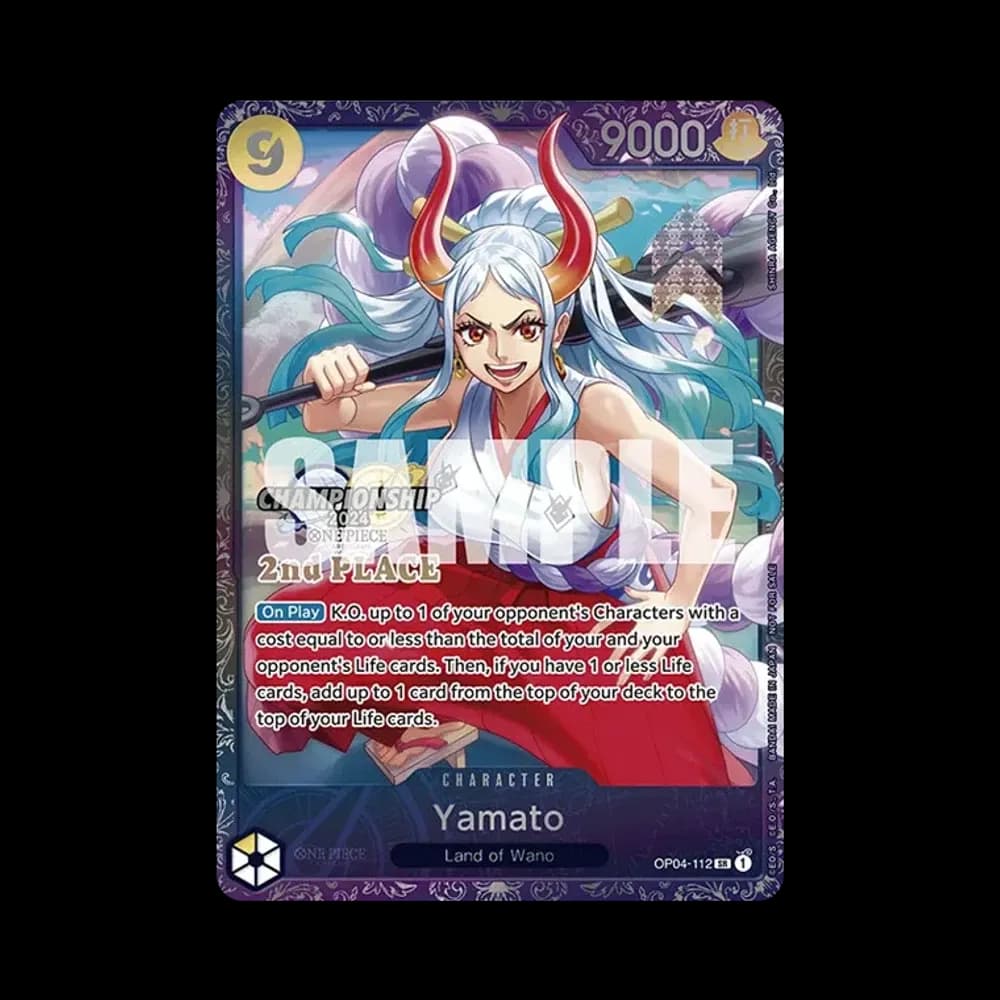 Yamato SR [OP04-112] [EN](Promotional Card "Championship 2024 Finals 2nd Place Trophy Card")