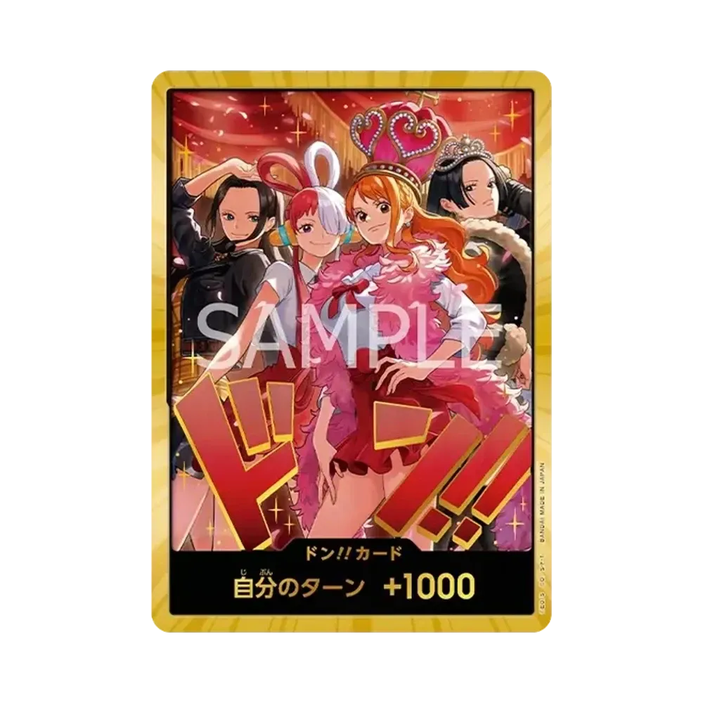 DON!! Card : Robin & Uta & Nami & Hancock Super Parallel [Opened](Extra Booster "Heroines Edition Special Set")