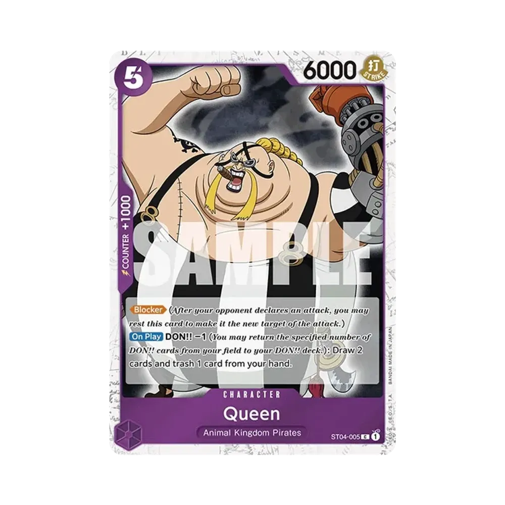 Queen C : Pirate Flag Foil [ST04-005] [EN](Premium Booster "ONE PIECE CARD THE BEST")