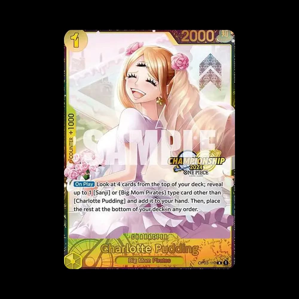 Charlotte Pudding R [OP03-112] [EN](Promotional Card "Championship 2024 Offline Regional Top 64")