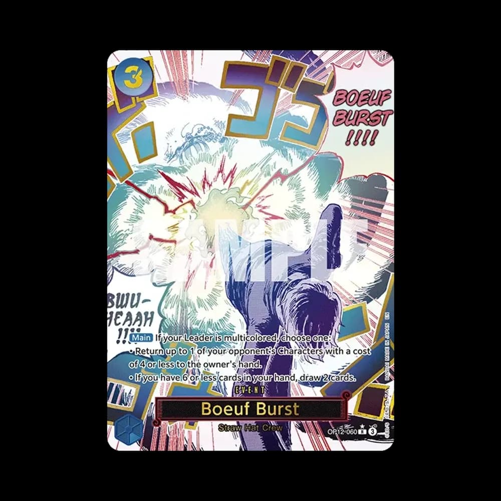 Boeuf Burst R-P [OP12-060] [EN](Booster Pack "LEGACY OF THE MASTER")