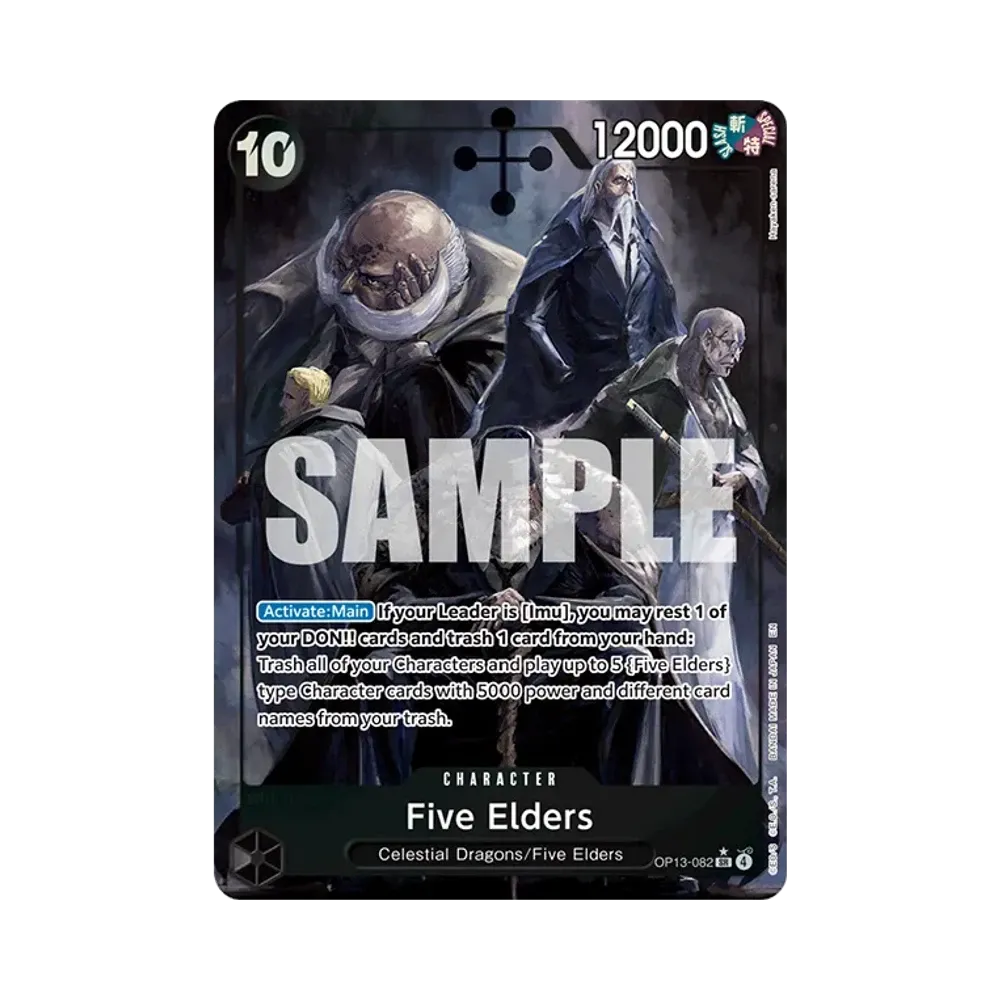 Five Elders SR-P [OP13-082] [EN](Booster Pack "CARRYING ON HIS WILL")