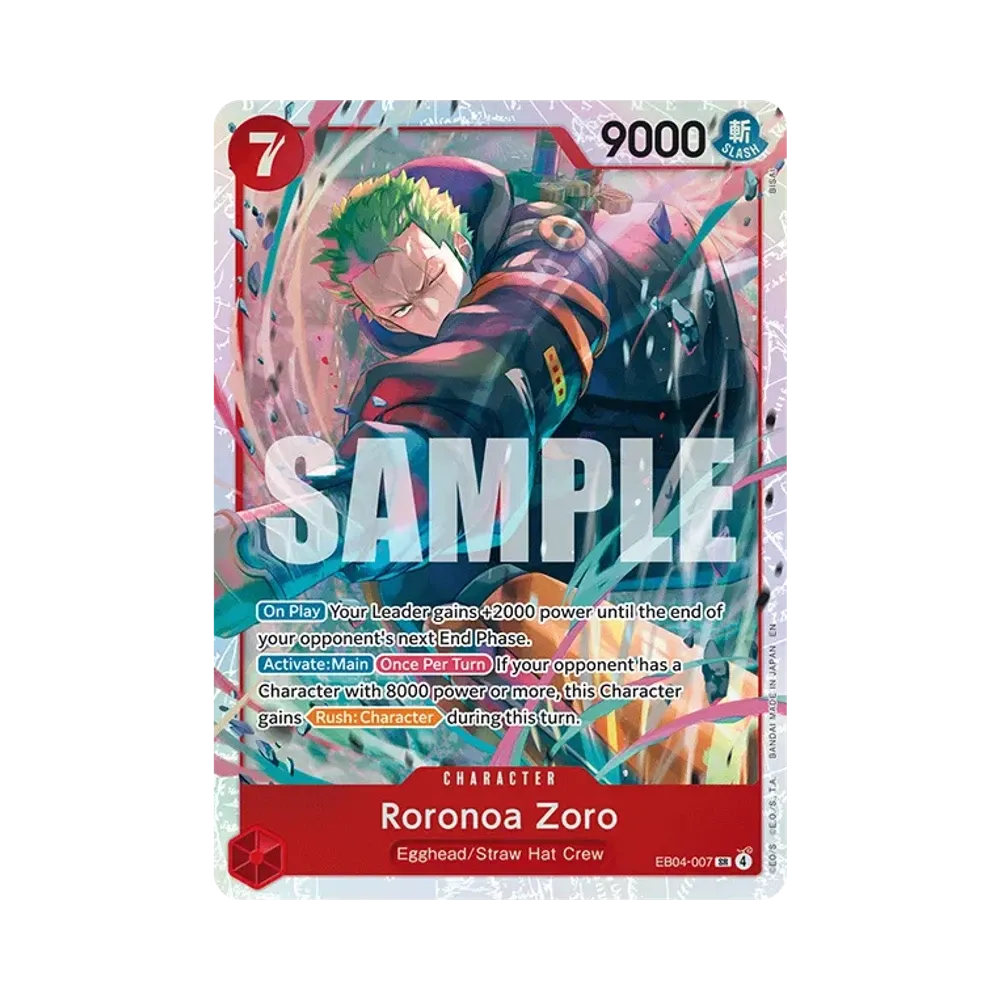 Roronoa Zoro SR [EB04-007][EN](Booster Pack "ADVENTURE ON KAMI’S ISLAND")