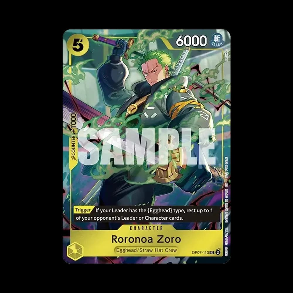 Roronoa Zoro UC [OP07-113] [EN](Promotional Card "ONE PIECE DAY Dallas Card Game Celebration")