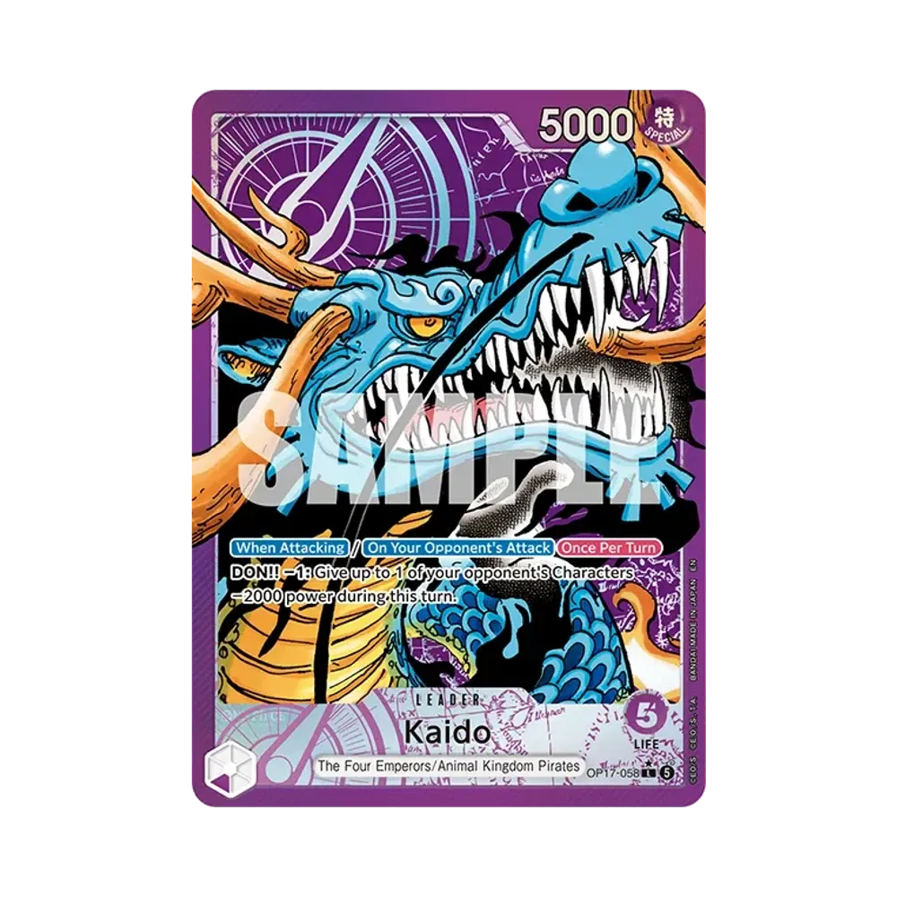 Kaido L-P [OP17-058][EN](Booster Pack "THE WORLD’S STRONGEST WARRIORS")