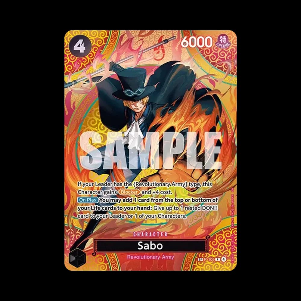 Sabo P-SPC [P-105][EN](Booster Pack "ADVENTURE ON KAMI’S ISLAND")