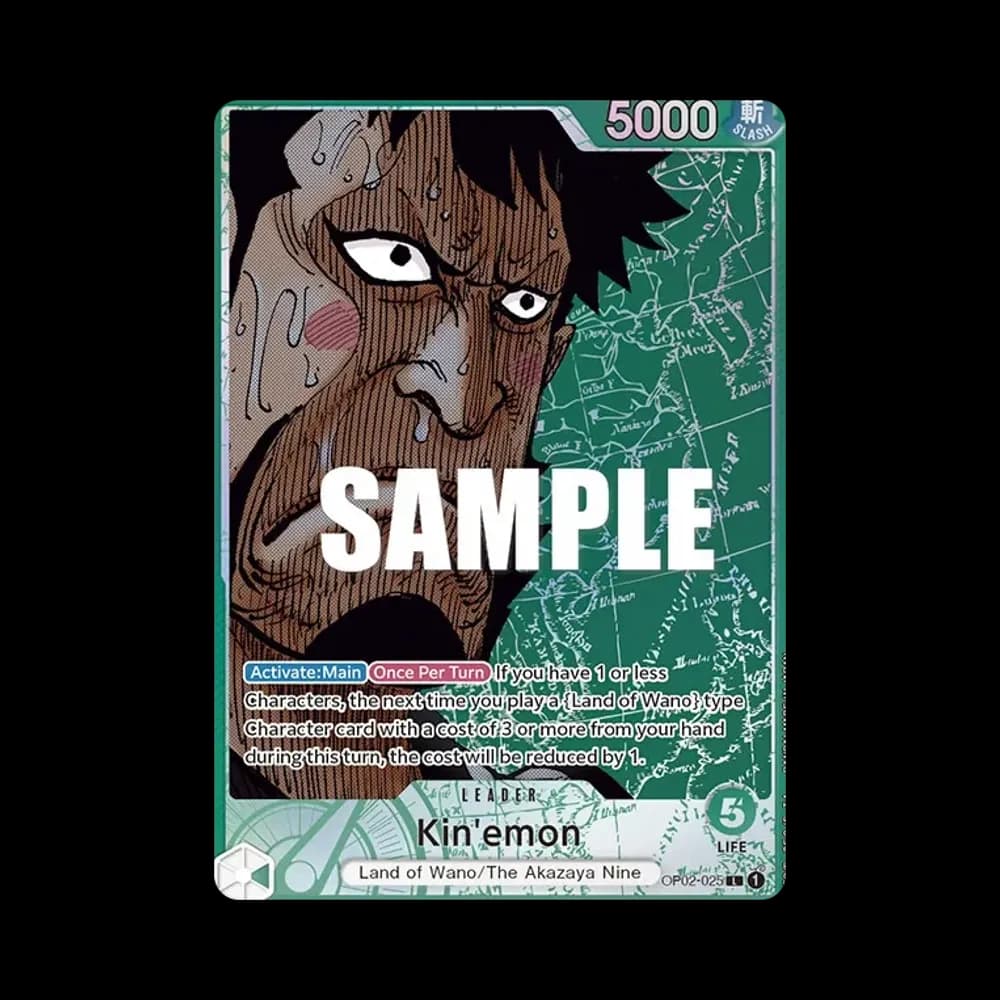 Kin'emon L-P [OP02-025] [EN](Booster Pack "Paramount War")