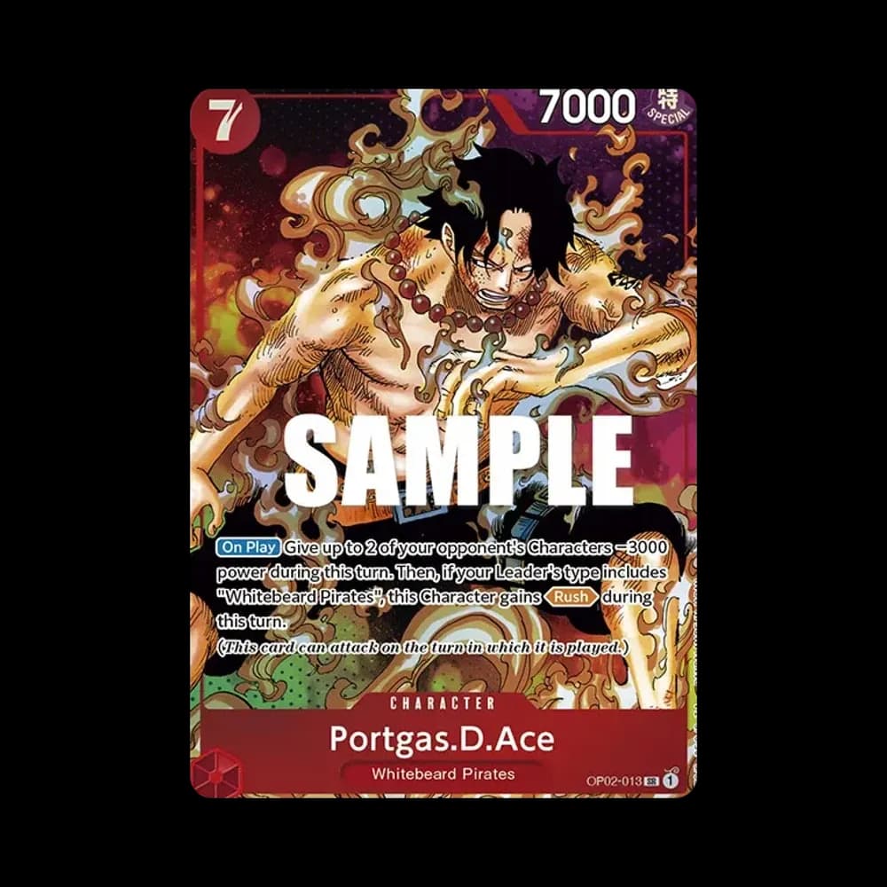 Portgas.D.Ace SR-P [OP02-013] [EN](Booster Pack "Paramount War")