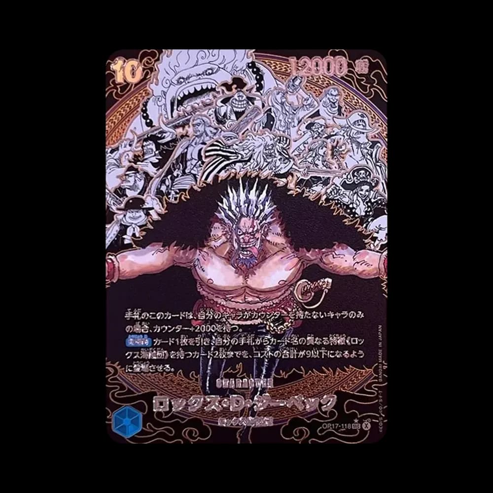 Rocks D. Xebec SEC-SP (Manga Alt Art) :Pirate Crew Super Parallel [OP17-118](Booster Pack "THE WORLD’S STRONGEST WARRIORS")