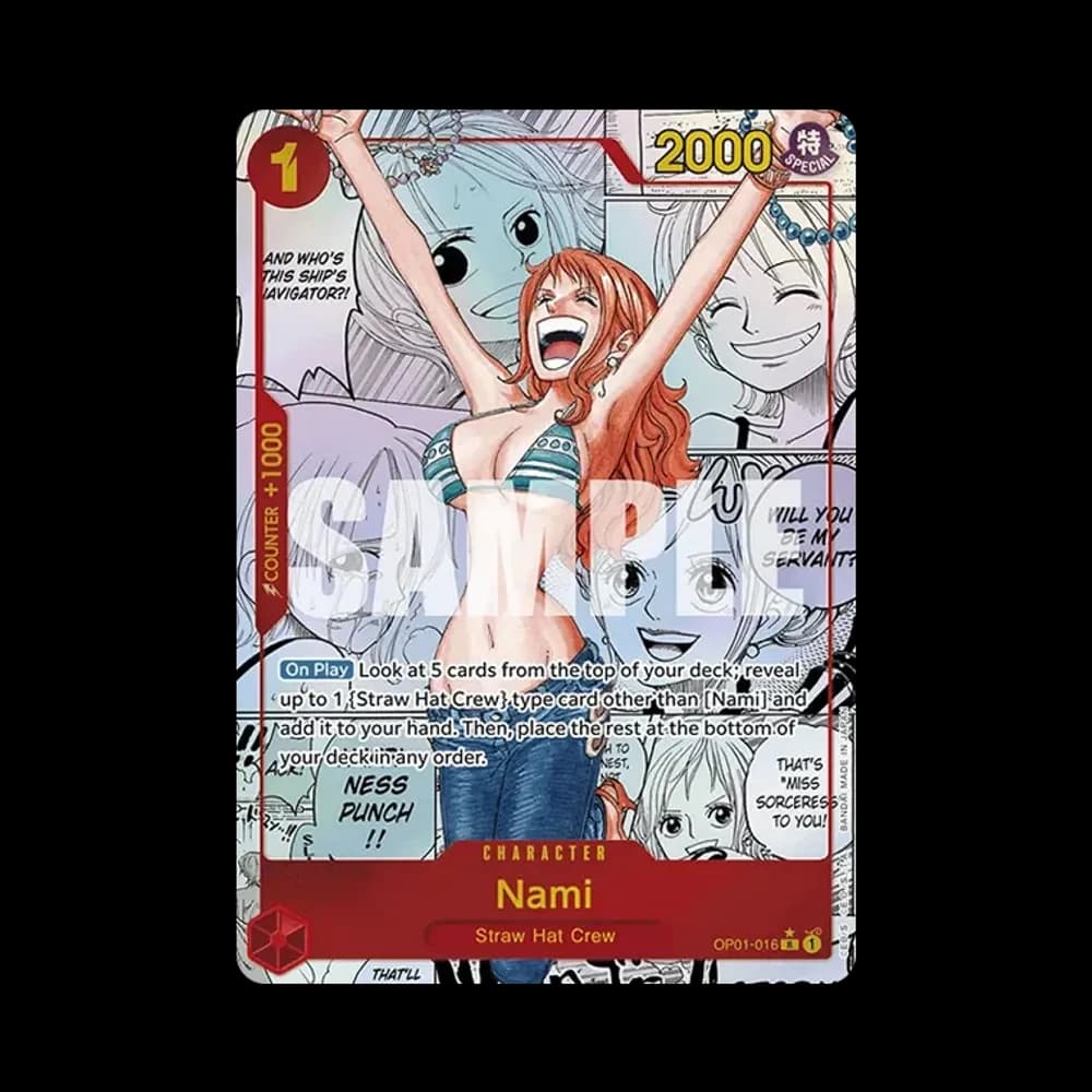 Nami R-SP (Comic Parallel) [OP01-016] [EN](Premium Booster "ONE PIECE CARD THE BEST")