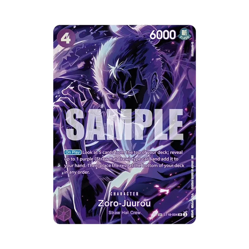Zoro-Juurou SR-SPC [ST18-004] [EN](Booster Pack "LEGACY OF THE MASTER")