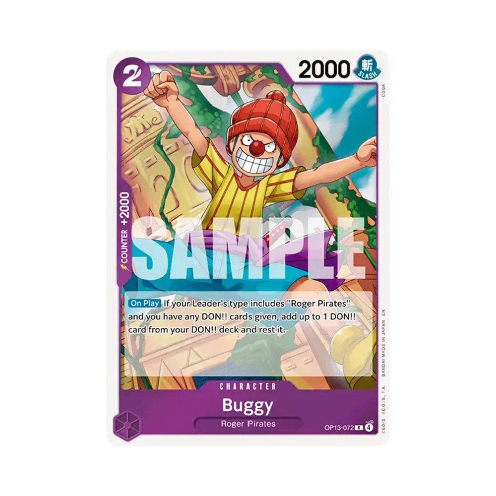 Buggy R [OP13-072] [EN](Booster Pack "CARRYING ON HIS WILL")