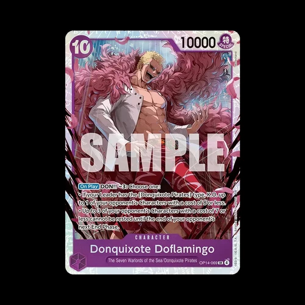 Donquixote Doflamingo SR [OP14-069] [EN] (Booster Pack "THE AZURE SEA'S SEVEN")