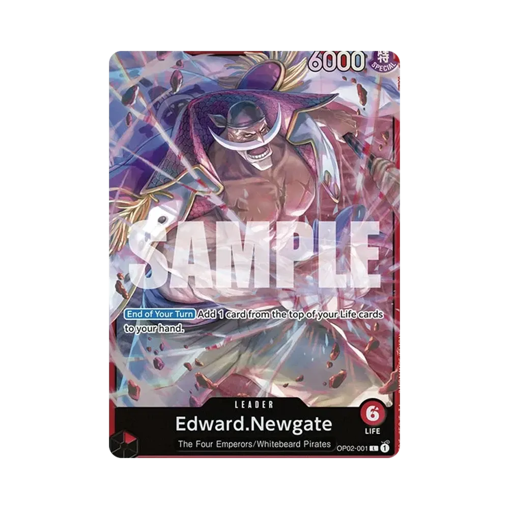 Edward.Newgate L [OP02-001] [EN](Start Deck "RED Edward.Newgate")