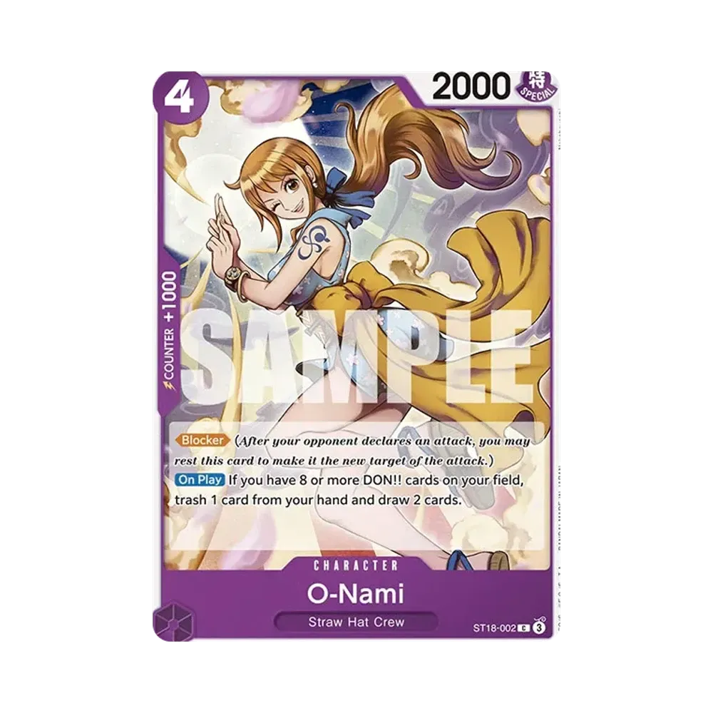 O-Nami C [ST18-002] [EN](Start Deck "PURPLE Monkey.D.Luffy")