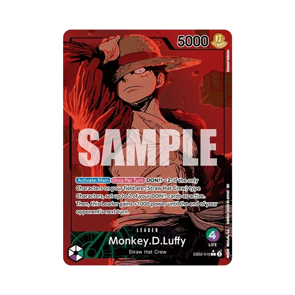 Monkey.D.Luffy L-P [EB02-010] [EN](Extra Booster "Anime 25th Collection")