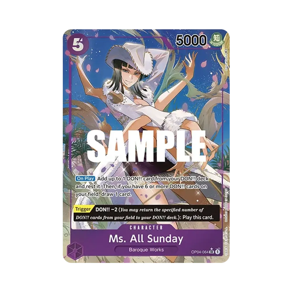 Ms. All Sunday SR-P [OP04-064] [EN](Booster Pack "Kingdoms Of Intrigue")