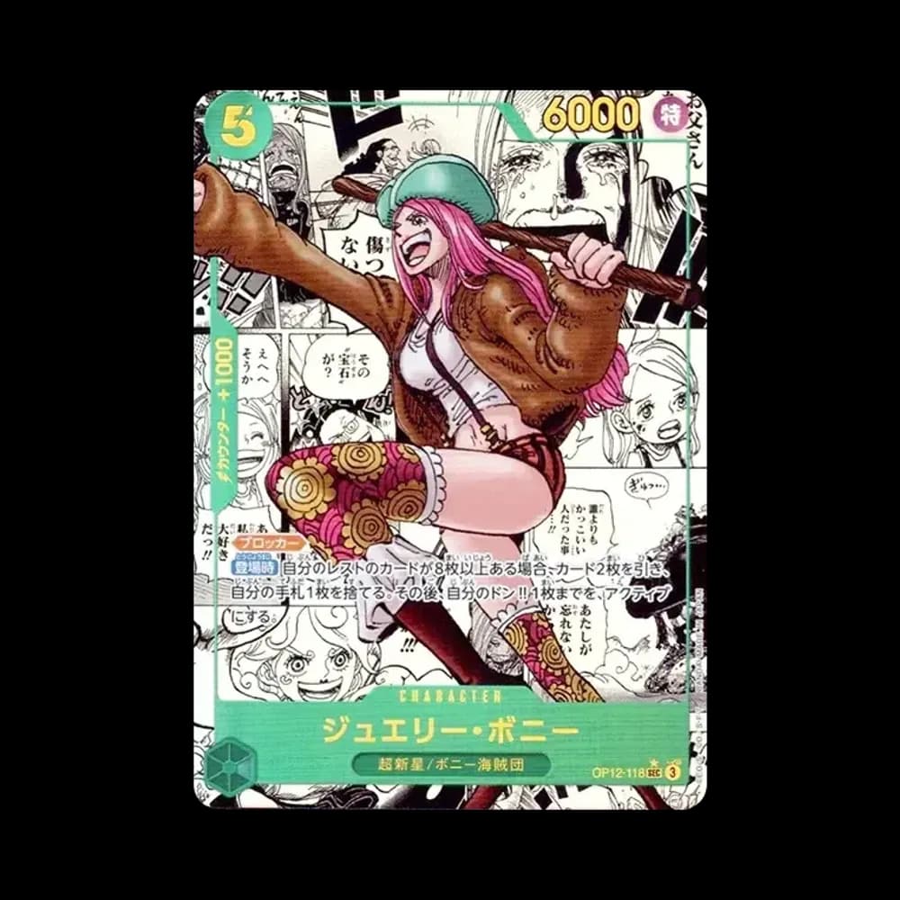 Jewelry Bonney SEC-SP (Comic Parallel) [OP12-118](Booster Pack "THE AZURE SEA’S SEVEN")