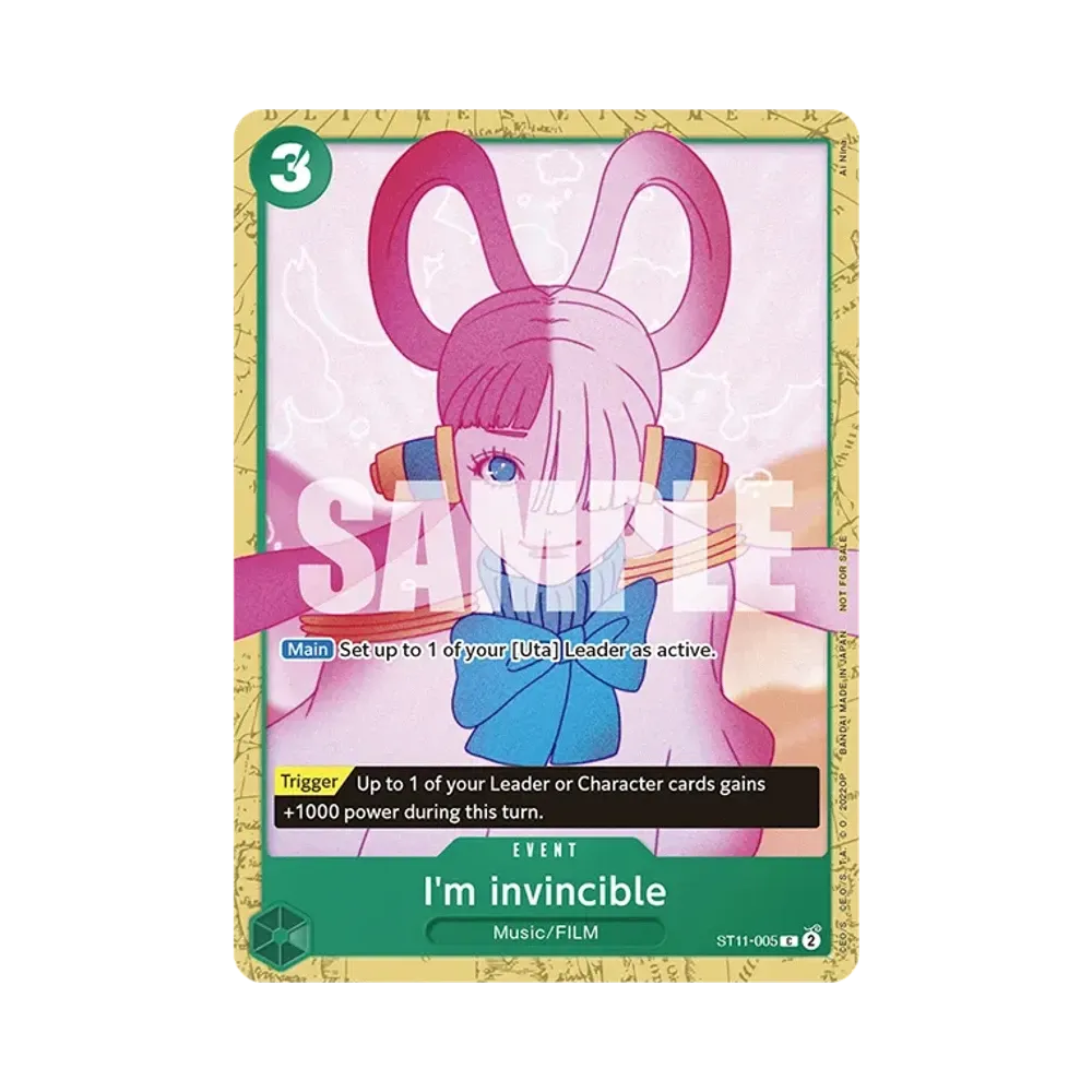 I'm invincible C [ST11-005] [EN](Promotional Card "ST-11 Uta Deck Battle Participation Pack")