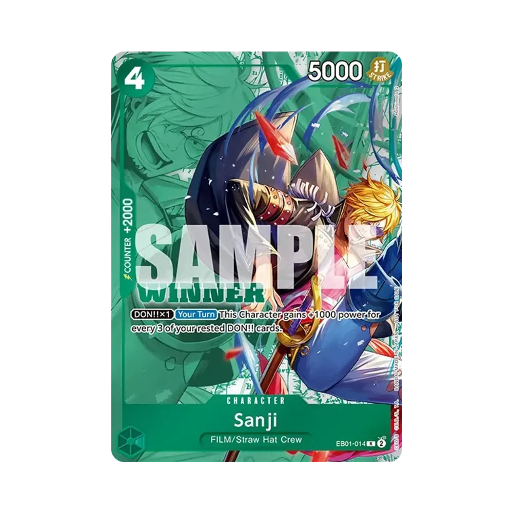 Sanji R [EB01-014] [EN](Promotional Card "Tournament Pack 2025 Vol.1 -Winner-")