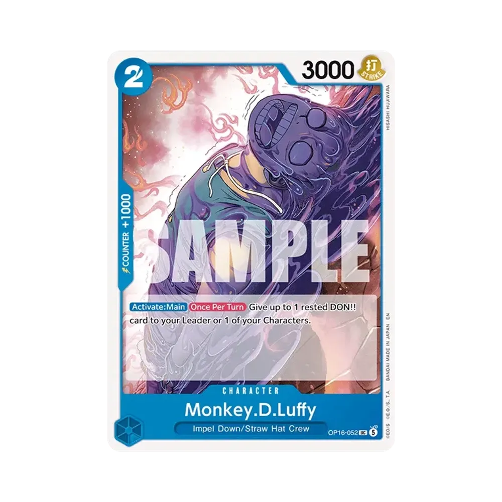 Monkey.D.Luffy UC [OP16-052][EN](Booster Pack "THE TIME OF BATTLE")