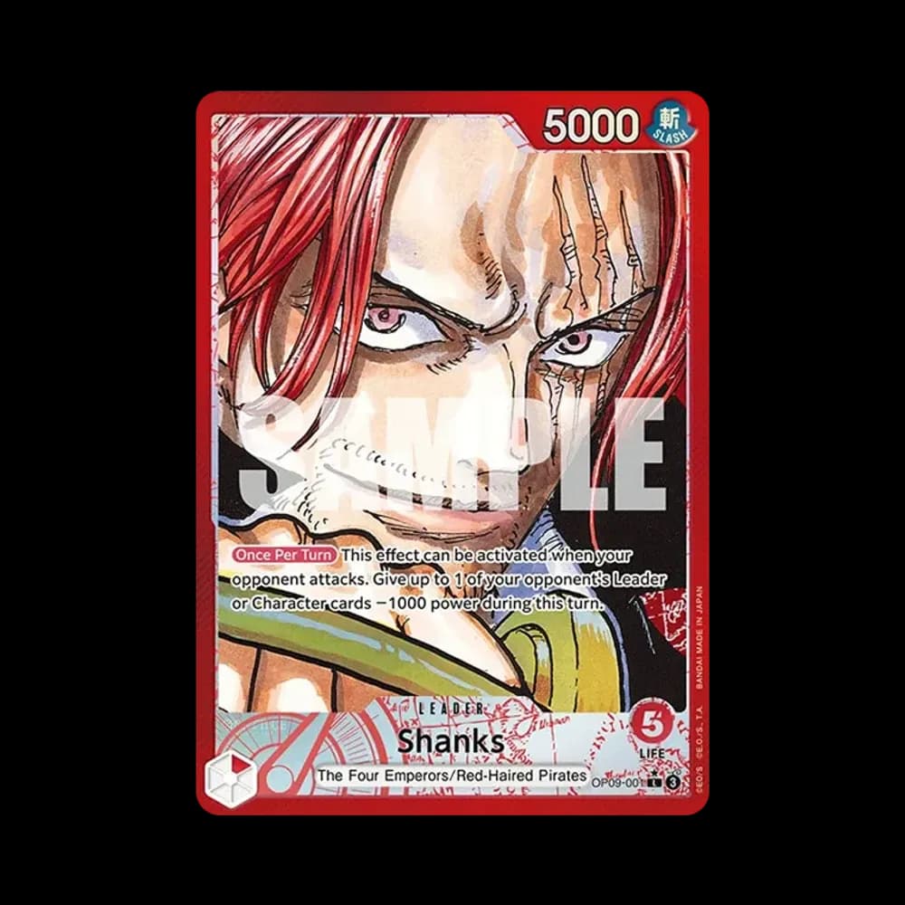 Shanks L-P [OP09-001] [EN](Booster Pack "Emperors in the New World")