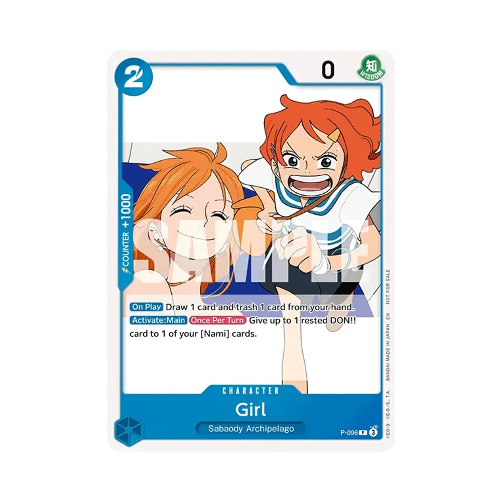 Girl P :Participation Prize [P-096][EN](Promotional Card "OP14-EB04 Release Event")