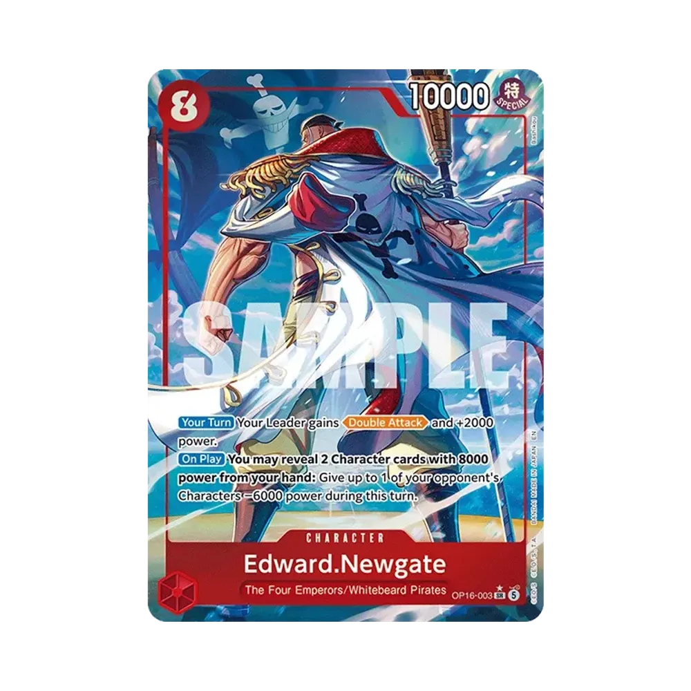 Edward.Newgate SR-P [OP16-003][EN](Booster Pack "THE TIME OF BATTLE")