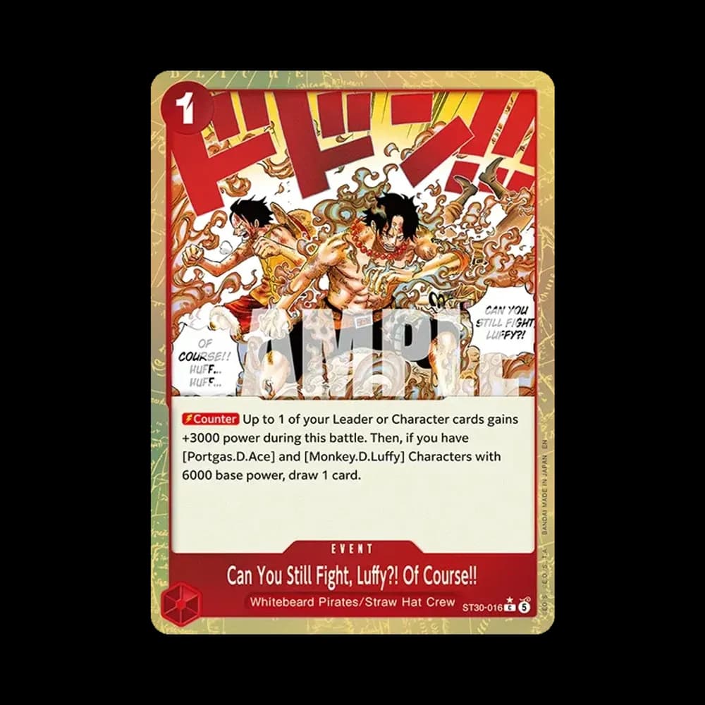 Can You Still Fight, Luffy?! Of Course!! C-P [ST30-016][EN](Starter Deck EX "Luffy&Ace")