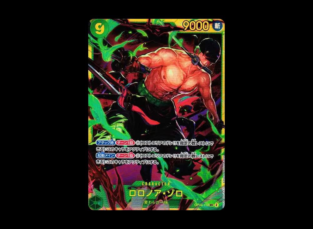 Roronoa Zoro SEC [OP06-118] (Booster Pack Wings of Captain)