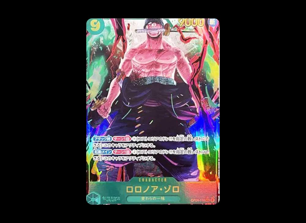 Roronoa Zoro SEC-P [OP06-118] (Booster Pack Wings of Captain)