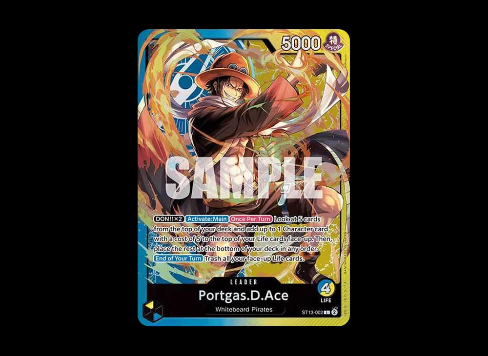 Portgas.D.Ace L [ST13-002] [EN](Ultra DecK "The Three Brothers")