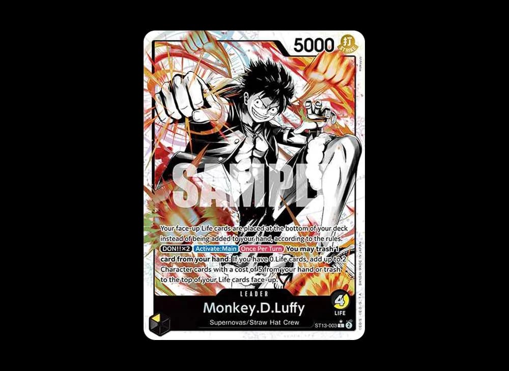 Monkey.D.Luffy L-P [ST13-003] [EN](Ultra DecK "The Three Brothers")