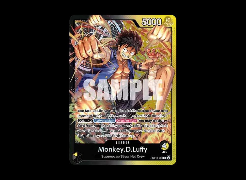 Monkey.D.Luffy L [ST13-003] [EN](Ultra DecK "The Three Brothers")