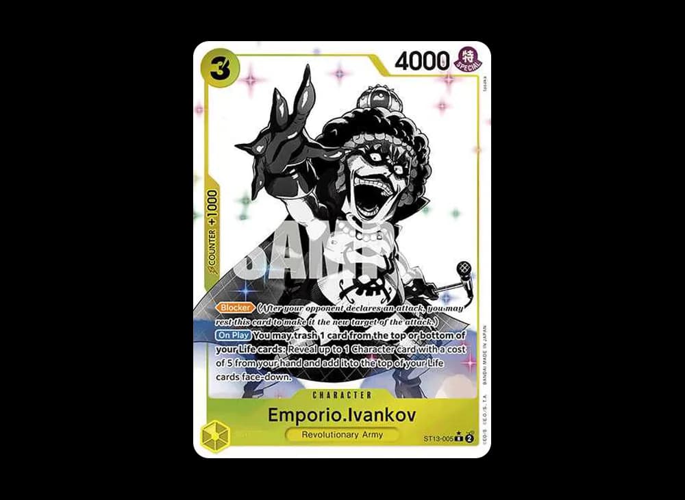 Emporio.Ivankov R-P [ST13-005] [EN](Ultra DecK "The Three Brothers")