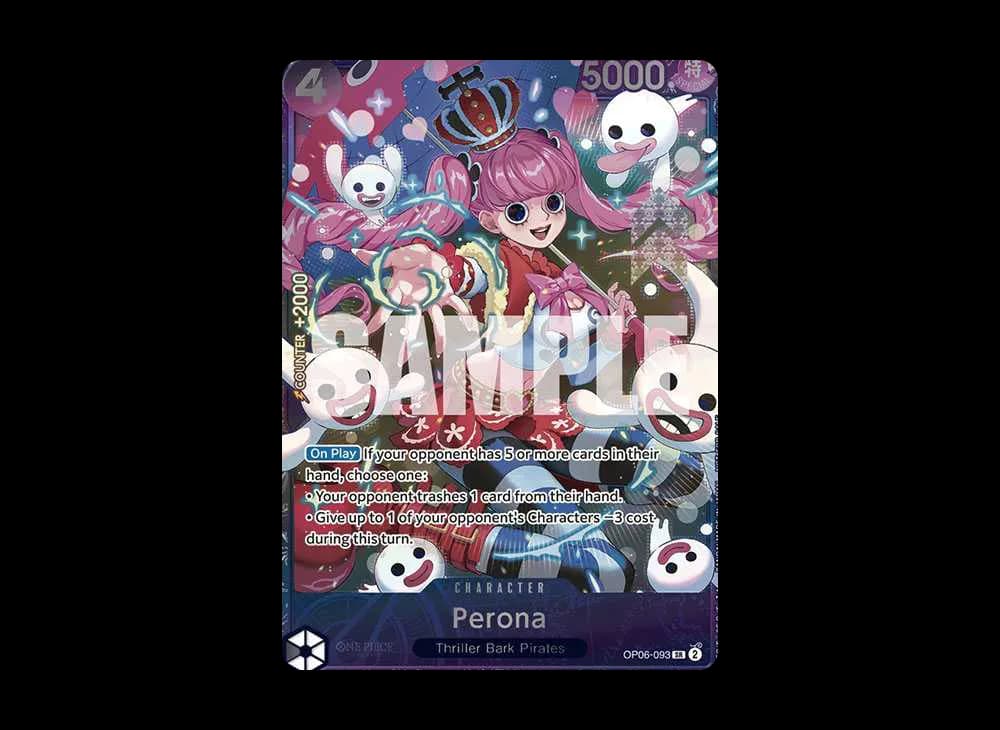Perona SR [OP06-093] [EN](Promotional Card "Treasure Cup TOP 16")