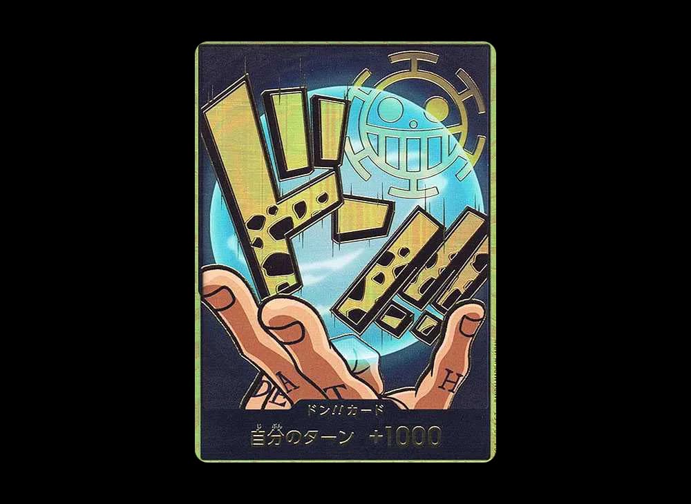 DON!! Card : Trafalgar Law Super Parallel (Premium Booster "One Piece Card The Best")