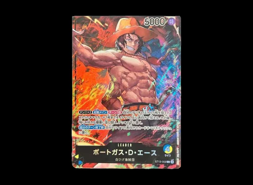 Portgas.D.Ace L [ST13-002](Promotional Card "Seven-Eleven Collaboration")