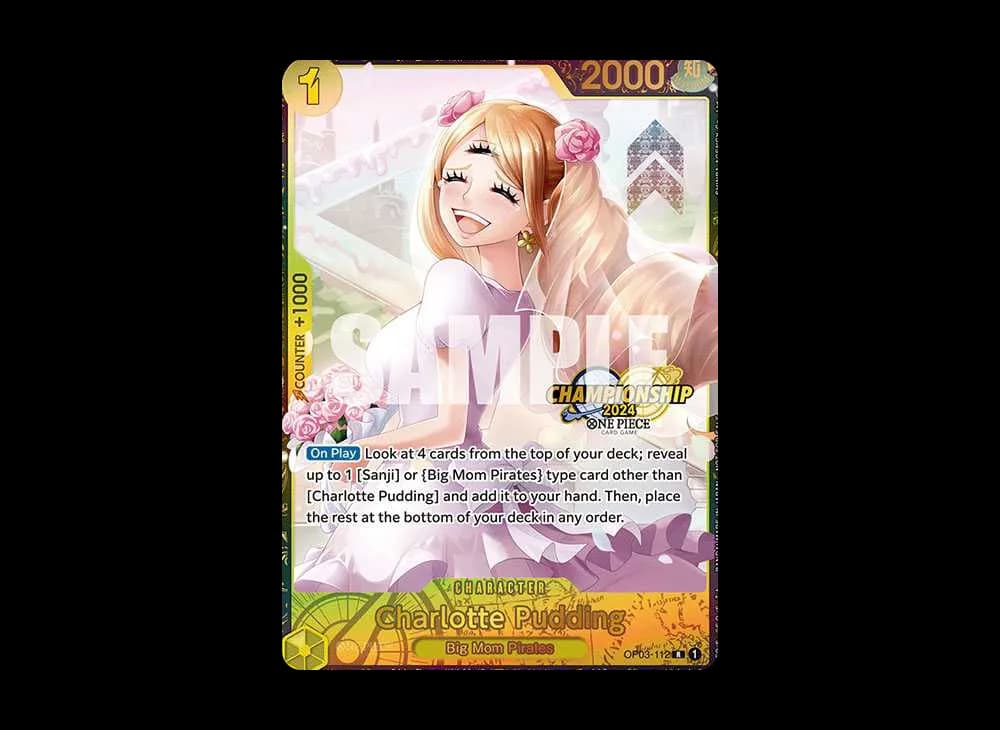 Charlotte Pudding R [OP03-112] [EN](Promotional Card "Championship 2024 Offline Regional Top 64")