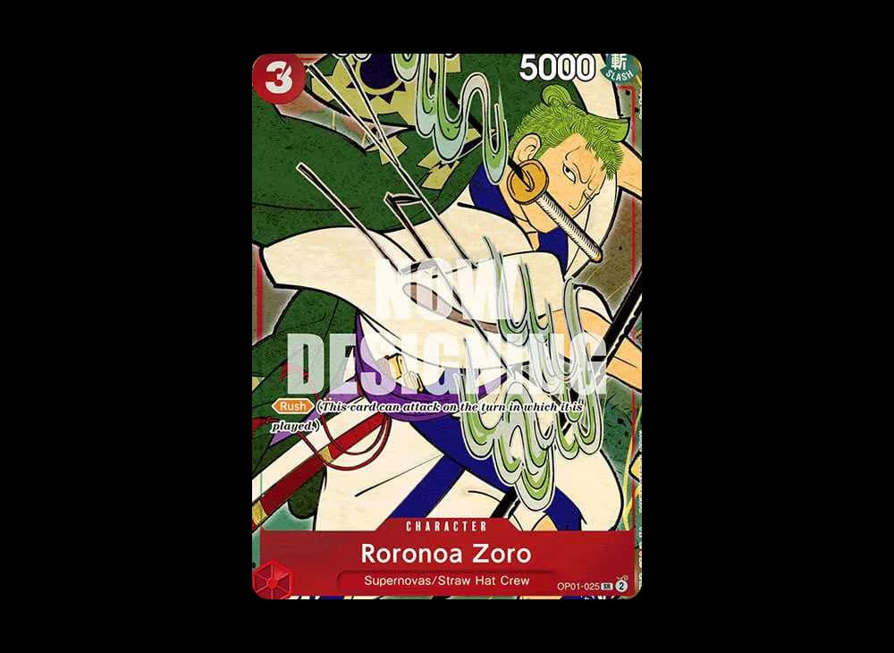 Roronoa Zoro SR [OP01-025] [EN](1st Anniversary Set)