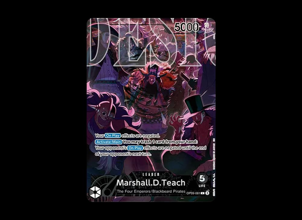 Marshall.D.Teach L [OP09-081] [EN](ANNIVERSARY SET "English 2nd ANNIVERSARY SET English Ver.")