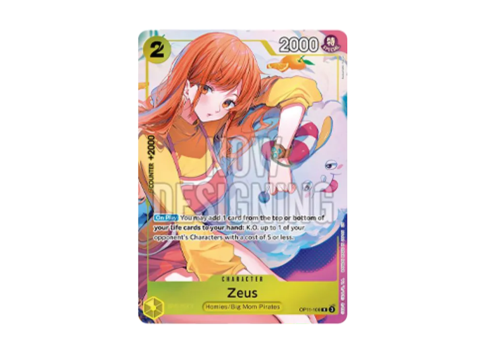 Zeus R [OP11-106] [EN](Promotional Card "Official Playmat Bandai Card Games Fest 24-25 Edition")