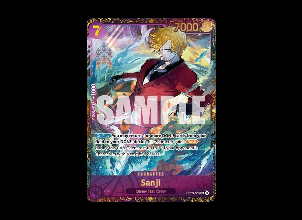 Sanji SR [OP09-065] [EN](Promotional Card "Championship 25-26 Offline Regionals Season 1 Top 8")