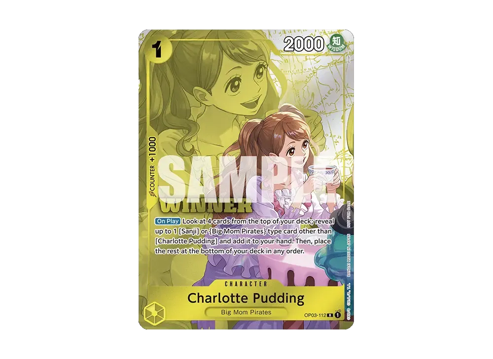 Charlotte Pudding R [OP03-112] [EN](Promotional Card "Tournament Pack 2024 Oct.-Dec. -Winner-")