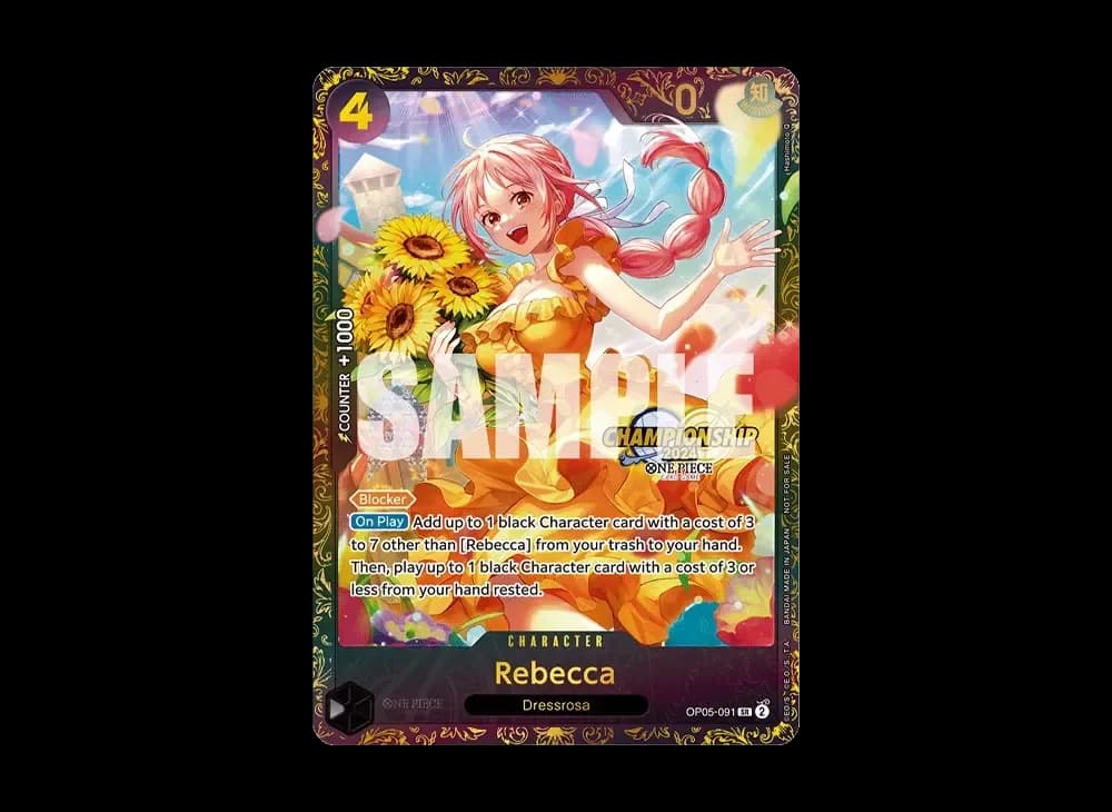 Rebecca SR [OP05-091] [EN](Promotional Card "Championship 2024 Offline Regional Top 8")