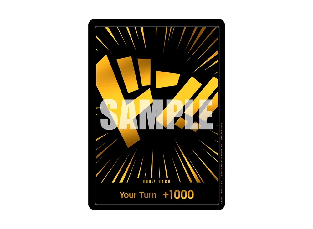Black Gold DON!! Card (ONE PIECE Card Game "Promotional Card")