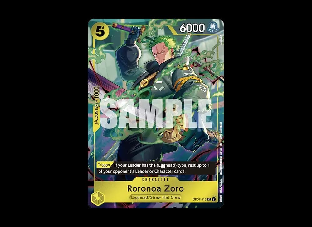 Roronoa Zoro UC [OP07-113] [EN](Promotional Card "ONE PIECE DAY Dallas Card Game Celebration")