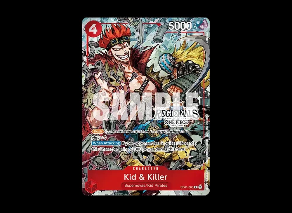 Kid & Killer R [EB01-003] [EN](Promotional Card "Online Regional Participation Pack 2025 Vol.2")