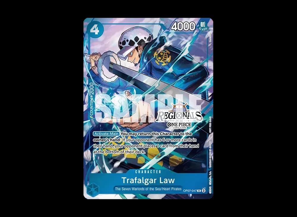 Trafalgar Law R [OP07-047] [EN](Promotional Card "Online Regional Participation Pack 2025 Vol.2")